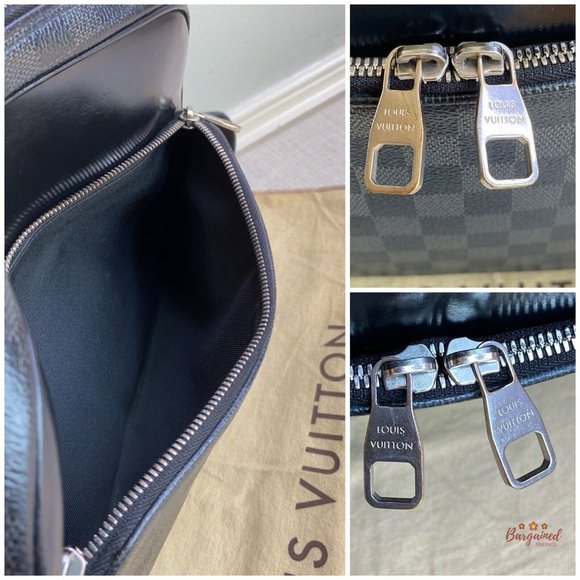 Authentic Louis Vuitton Damier Graphite Canvas Dayton Reporter PM Crossbody Bag - Picture 13 of 14